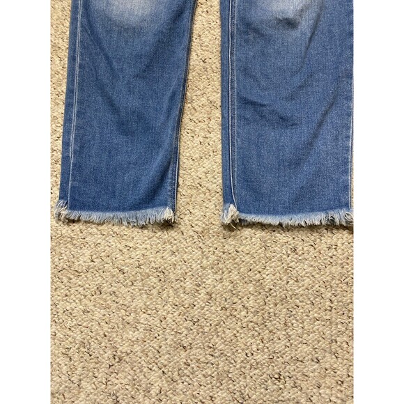 31 Buckle Hidden 90s High-Rise Straight Leg Raw Hem - Picture 3 of 8